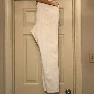 Old Navy Rockstar White Jeans